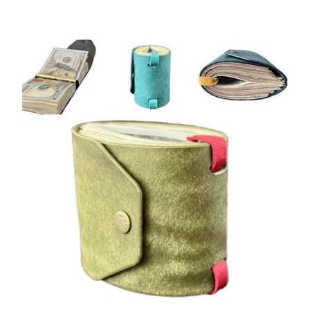 Haptic-lompakko, aito PU-käteiskotelolompakko, Bobboslin/Hapticwallets-kukkaro