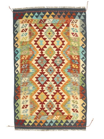 Kilim Afghan Old Style Rug Oriental Brown/Orange (Wool, Afghanistan)