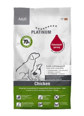 Platinum - Voksen kylling 5 kg - Hund - Hundefôr & hundemat - Tørrfôr for hund - ZOO.no