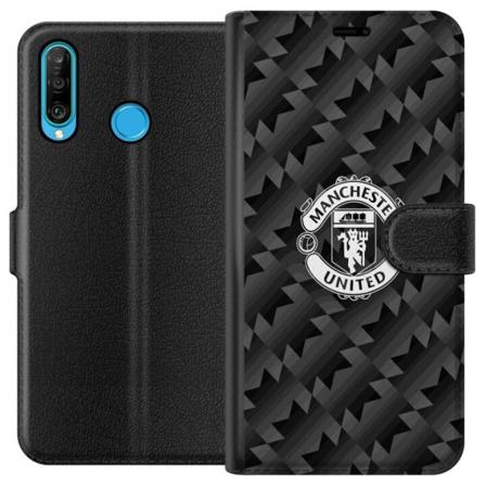 Huawei P30 lite Tegnebogsetui Manchester United FC