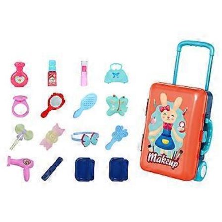 Låtsaslek Set Leksak Sminkbord Leksak Resväska Leksaksset för Barn Flickor Pojkar (Smink)