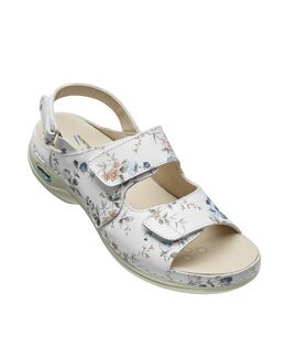 Sandal - Helsinki Flowers Wash&Go Vit - 41 - Embla of Sweden