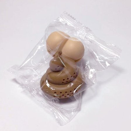 Løsblad Te Infuser Kugle Bærbar sjov silikone tesil Praktisk tefilter til hjemmekontor rejser OPP Pose