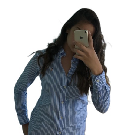 Blå Ralph Lauren skjorta