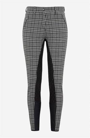 Cellbes of Sweden - Rutig ridbyxa helskodd - grå / svart / rutig - för damer - 44