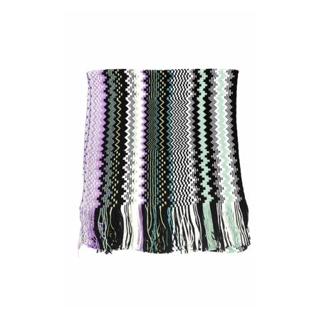 Missoni, Multicolor Wool Scarf Czarny, Kobieta, Rozmiar: ONE Size