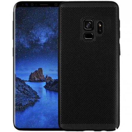 Samsung S9 Stötdämpande Ultratunn Gummibelagd Skal Breeze Svart