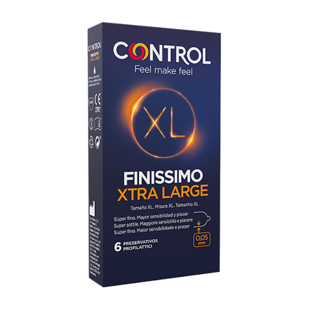 Control Preservativi Finissimo Original XL 6 Pezzi