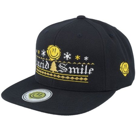 Ho-Ho-Hats - Svart snapback Keps - Ugly Christmas Logo Black Snapback @ Hatstore