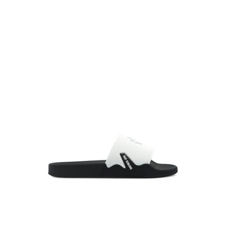 Raf Simons, Astra rubber slides Wit, Heren, Maat:42 EU