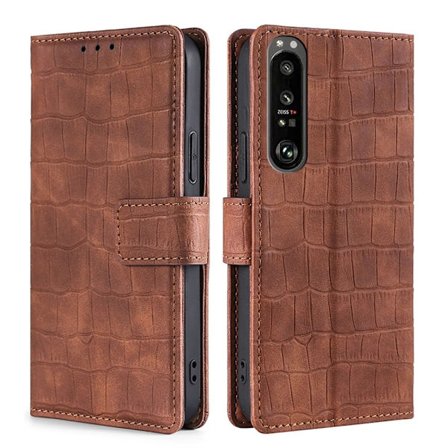 Croco Sony Xperia 1 III skal - Brun