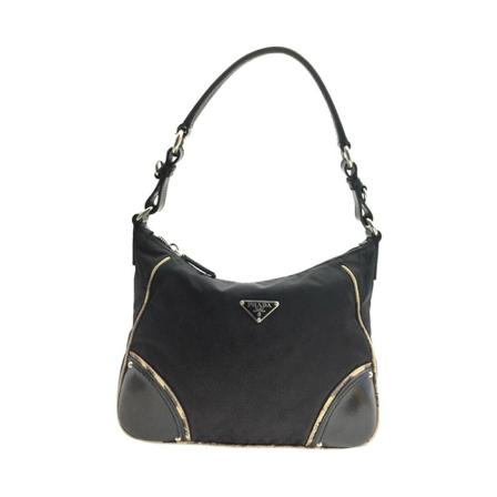 Prada Vintage, Handbags Zwart, Dames, Maat:ONE Size