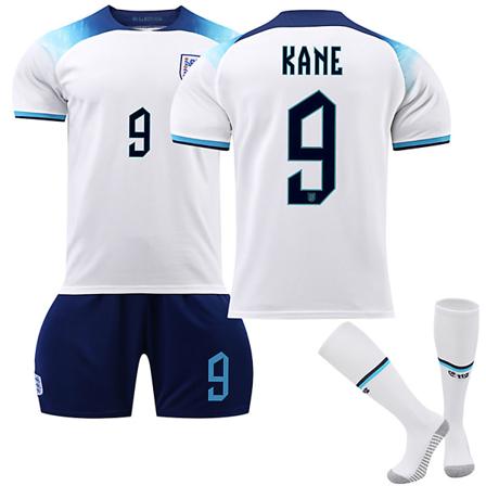 England 22-23 Hem Jersey KANE Nr 9 Fotbollströja kit S