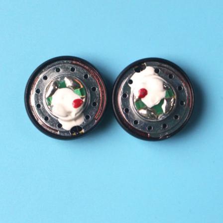 Platta Hörlurar Högtalarenhet Diy 15,4 Mm Biokompositmembran