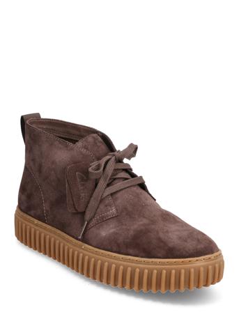 Torhill Db Støvletter Med Snøring Brun Clarks*Betinget Tilbud