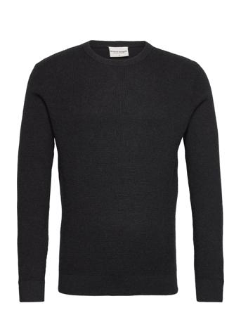 Bs Valdemar Regular Fit Knitwear Neulepaita Pyöreä Kaula-aukko Musta Bruun & Stengade