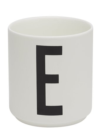 Design Letters | Porcelain Cup A-Z, Æ, Ø | 25 CL