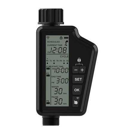 Smart Wi-Fi-vandingsstyring med stor LCD-skærm Avatto SWT60-EU