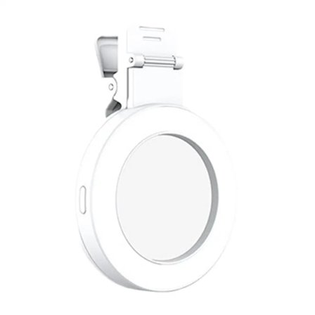 Telefon Fyll Lys Selfie Speil Selfie Reflektor Speil HVIT