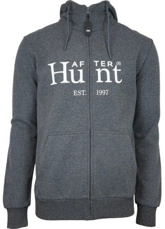 After Hunt Hoodie Zipper Basic Grey