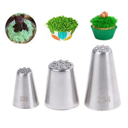 Gressbaking Dekorere Cupcake Cake Glasur Piping Dyser Tips