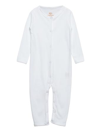 Rib Jersey Romper Langærmet Body Hvid Copenhagen Colors