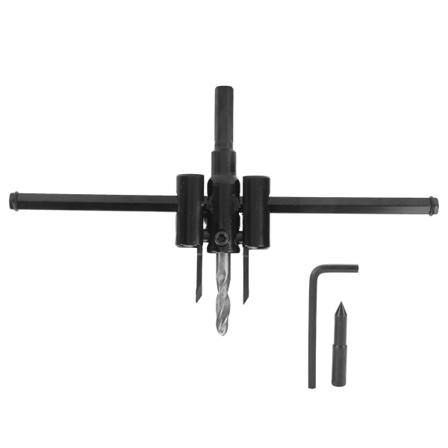 Hulåbner flytype spiralbor, justerbart træbearbejdningsboreværktøj 30-200 mm