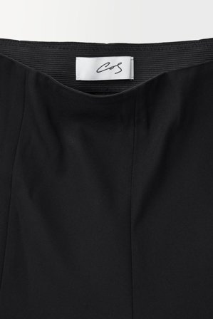 COS Women's Pantaloni In Misto Seta in Nero