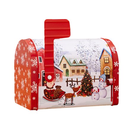 Godis förvaring brevlåda på jul Fashionabla bärbara Sugers låda för vardagsrum