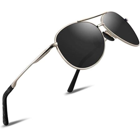 Polariserade Aviator Solglasögon för Kvinnor, Anti-Bländning