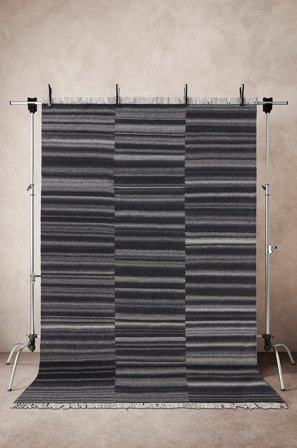 Jotex - Ullteppe 200x300 Cm Polyester/Ull/Viskose Svart MELLA - Kjøp Ulltepper hos Jotex