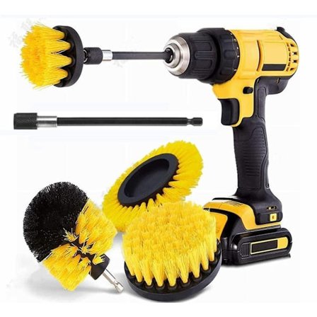 Skurborstar för borrmaskin och skruvmejsel 5 delar