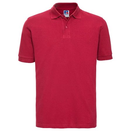 Russell Herr Classic Cotton Pique Poloshirt XXL Classic Red