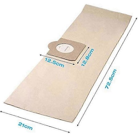 10 kpl 6.959-130.0 Paperisuodatinpölypussi A 2201/2204/2504 yhteensopiva WD3 WD3P Märkä- ja kuivaimurin varaosa