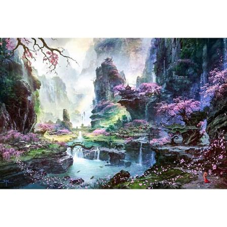 Full 5d Diy Diamond Painting Cross Stitch Cliff Broderi Mosaic R Som På Bilden 1 35x45cm