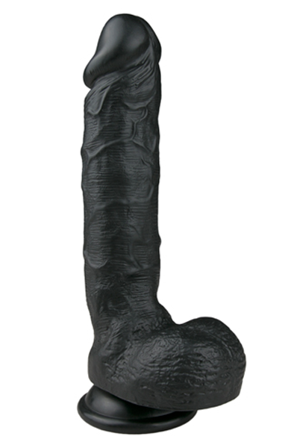 Easytoys Realistic Dildo Black 22,5 cm - Woome.pl