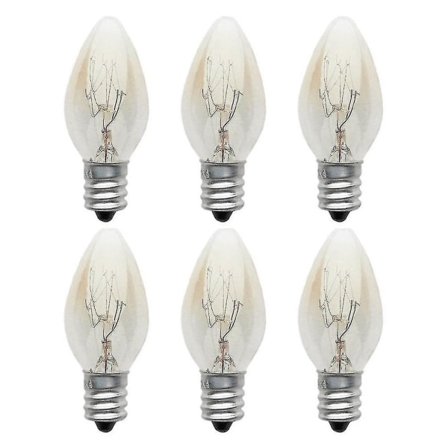 10 stk. E12 pære 220v-240v 10w C7 pære - varm farve pære Pære/glødelampe stue lys