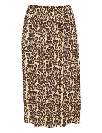 Kcedina Ami Skirt Brown Kaffe Curve