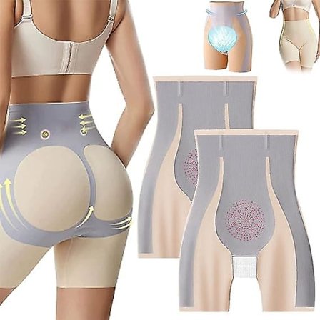 Høy Talje Magekontroll Bukser, Kvinners Body Shaper Fiber Restoration Shaper Sømløs Høy Talje Mage Body Shapewear