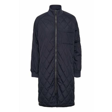 InWear EktraIW Quilted Frakke Blå, Dame Dunjakker