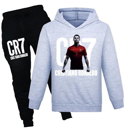 Cristiano Ronaldo Hoodie och Byxor Set för Barn - G{BT} G 150CM