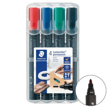 Merkepenn Perm. 2mm 4-Farger