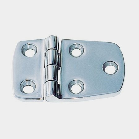 Hatch hinge 1852-Marine, 60 x 38 mm, acid-resistant stainless steel (AISI 316, cast)