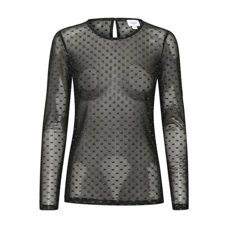 Saint Tropez Blouses Sort, Dame