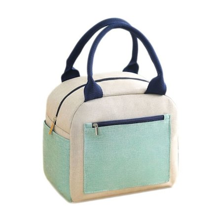 Isolerad Thermal Bag Kylväska Lunchväska GRÖN - high quality