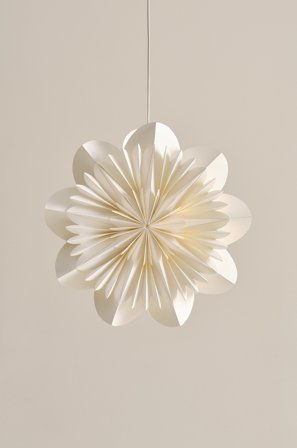 Jotex - ALUDRA julestjerne ø 53 cm Naturhvit - Kjøp Julestjerner hos Jotex