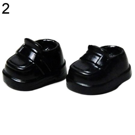 1 par söta skor PVC dockkläder 2 2
