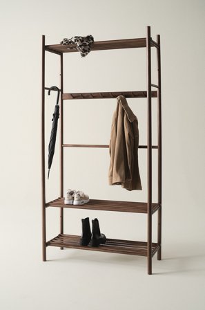 Jotex - Entréoppbevaring Furu Mørkbeiset furu WOODLEY - Kjøp Entrémøbler hos Jotex