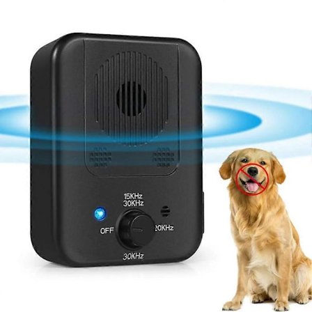 Ultraäänihaukunestolaite Koiran koulutusväline Turvallinen Säädettävä Ladattava Vedenpitävä Haukunestolaite Lemmikkitarvikkeet