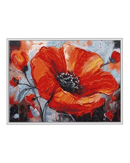 Broderikit Billede Valmue - Luca-S